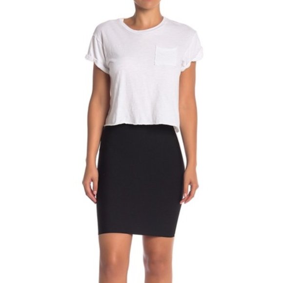 On Twelfth Contrast Stripe Bandage Skirt - Picture 2 of 2